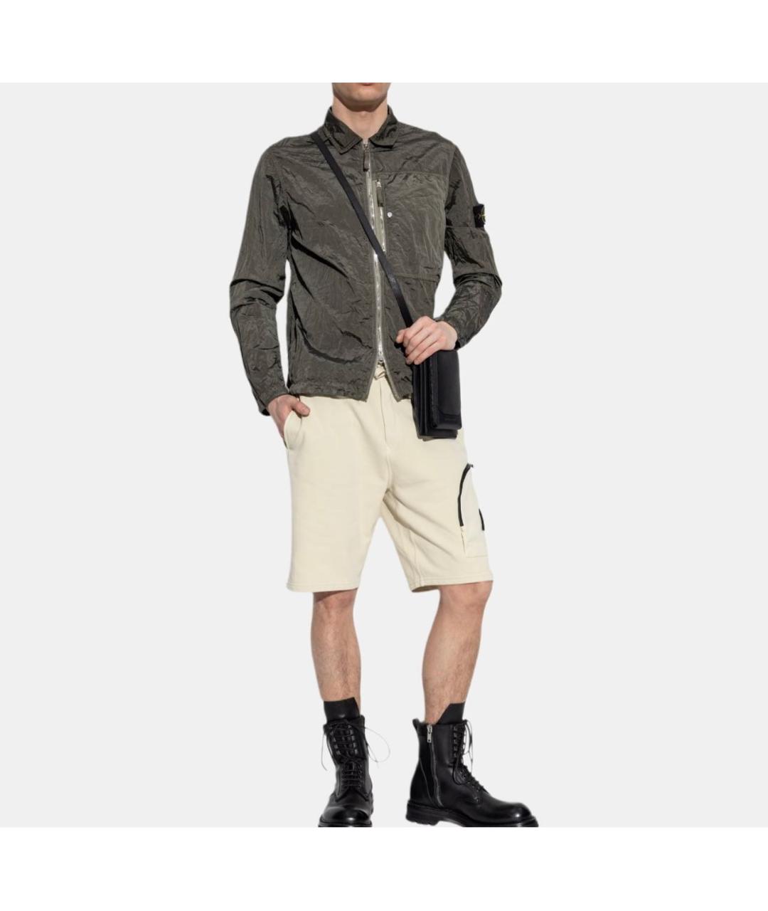 STONE ISLAND Антрацитовая кэжуал рубашка, фото 5