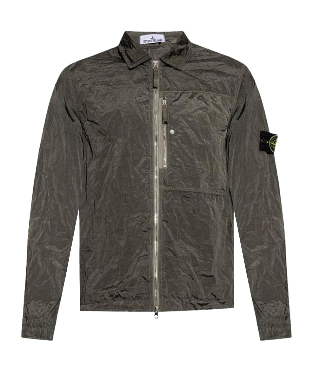 STONE ISLAND Антрацитовая кэжуал рубашка, фото 1