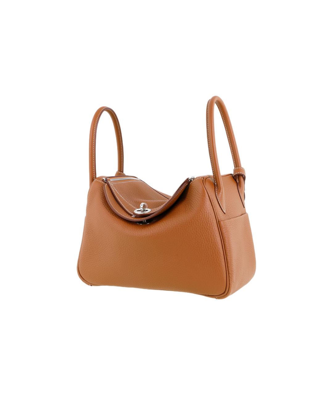 HERMES Коричневая кожаная сумка через плечо, фото 2