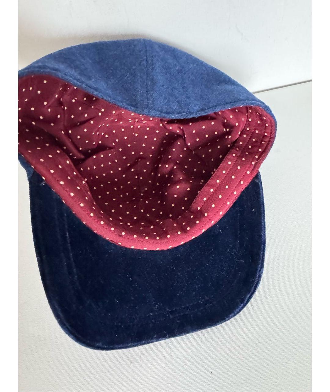 PAUL SMITH Синяя шерстяная кепка, фото 6