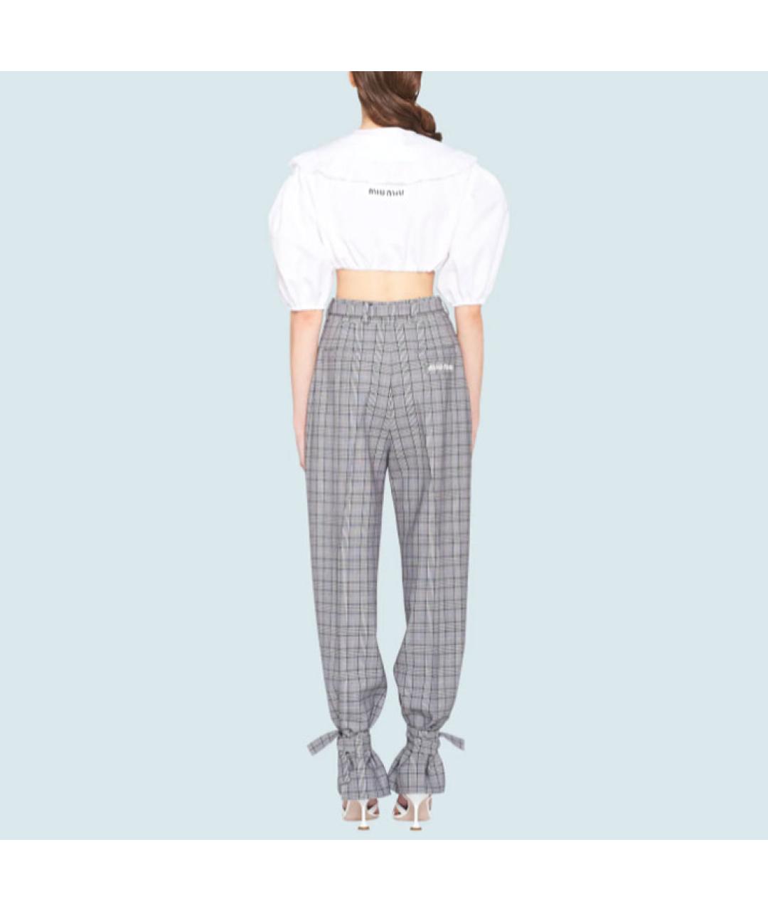 MIU MIU Белая блузы, фото 3