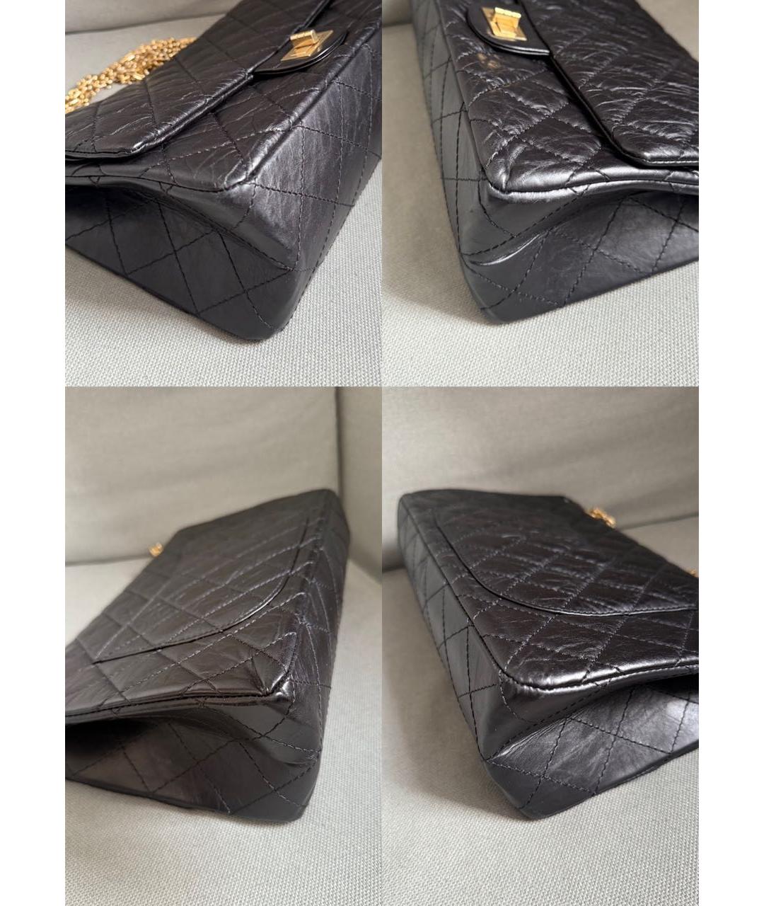 CHANEL Черная кожаная сумка через плечо, фото 7