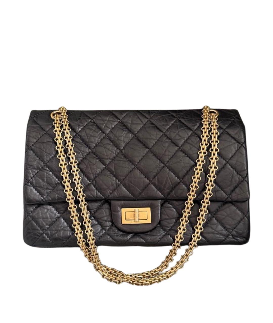 CHANEL Черная кожаная сумка через плечо, фото 1
