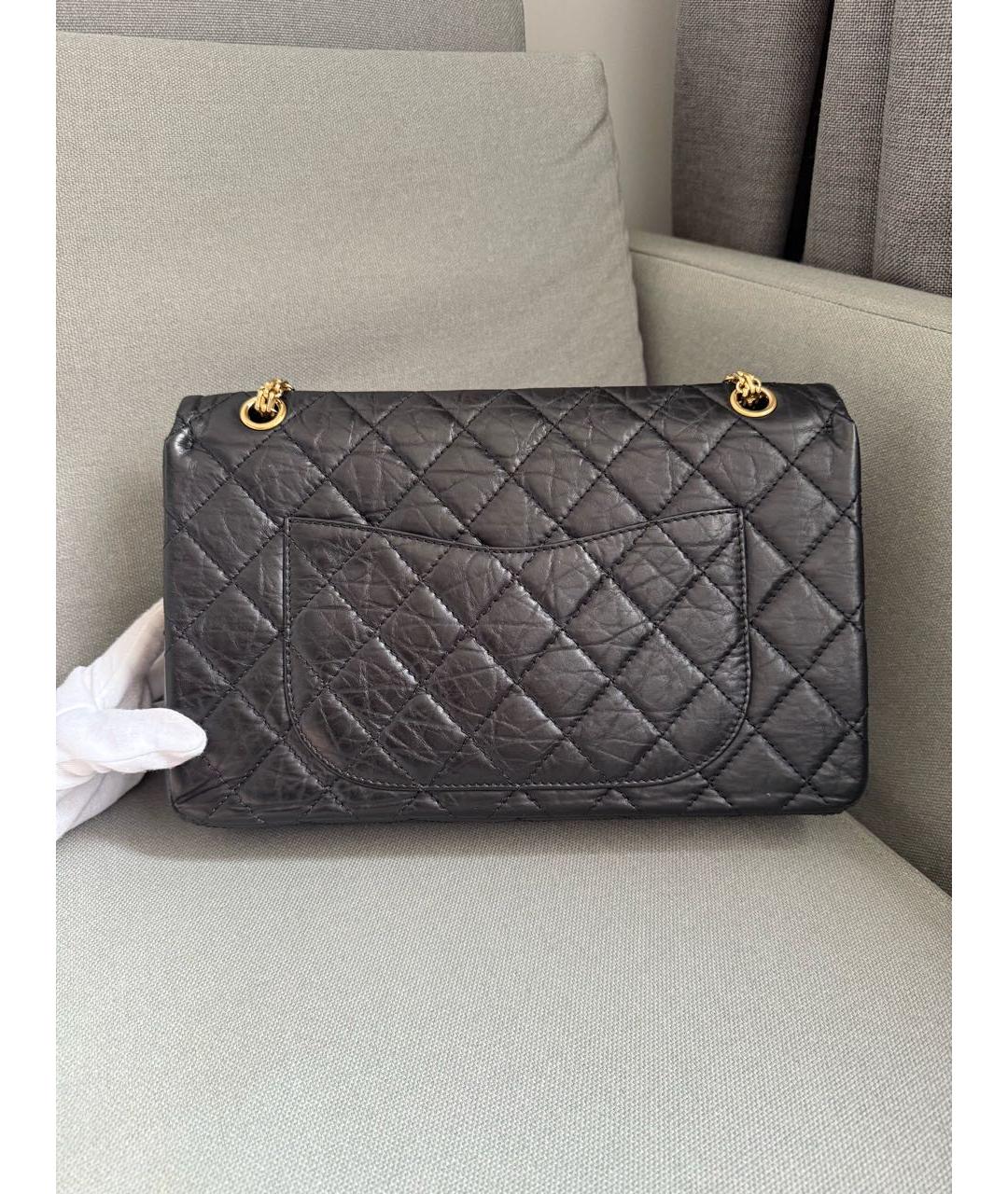 CHANEL Черная кожаная сумка через плечо, фото 3