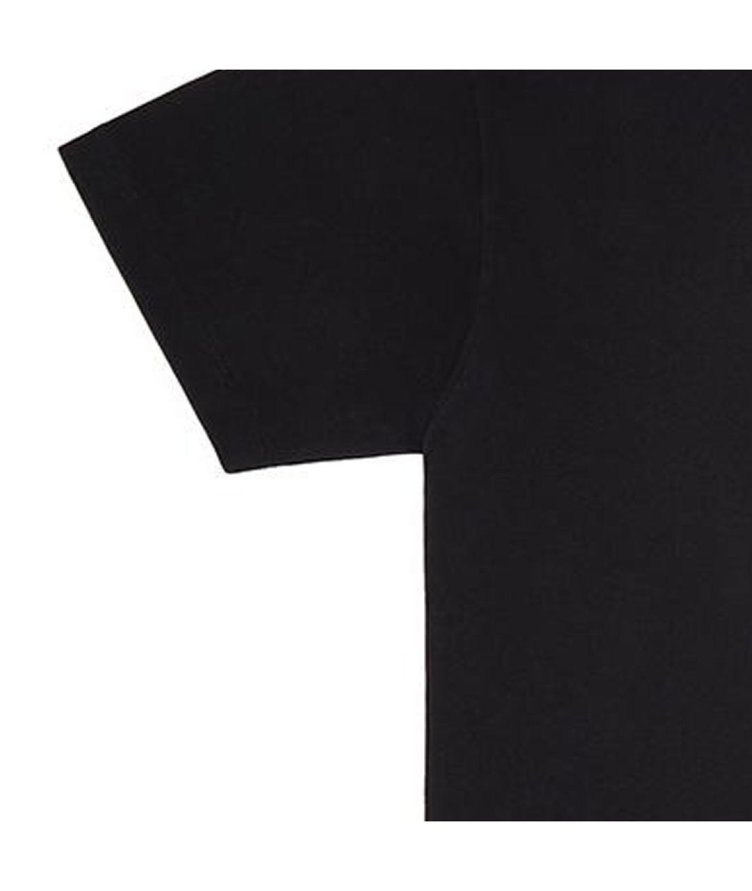 STONE ISLAND Черная футболка, фото 4