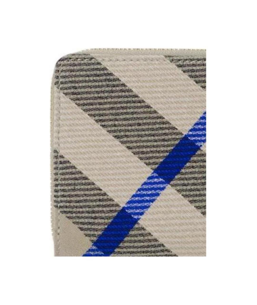 BURBERRY Бежевый кошелек, фото 4