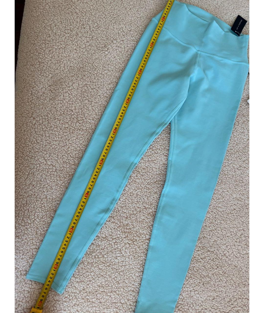 ALO YOGA Голубые полиэстеровые спортивные брюки и шорты, фото 7
