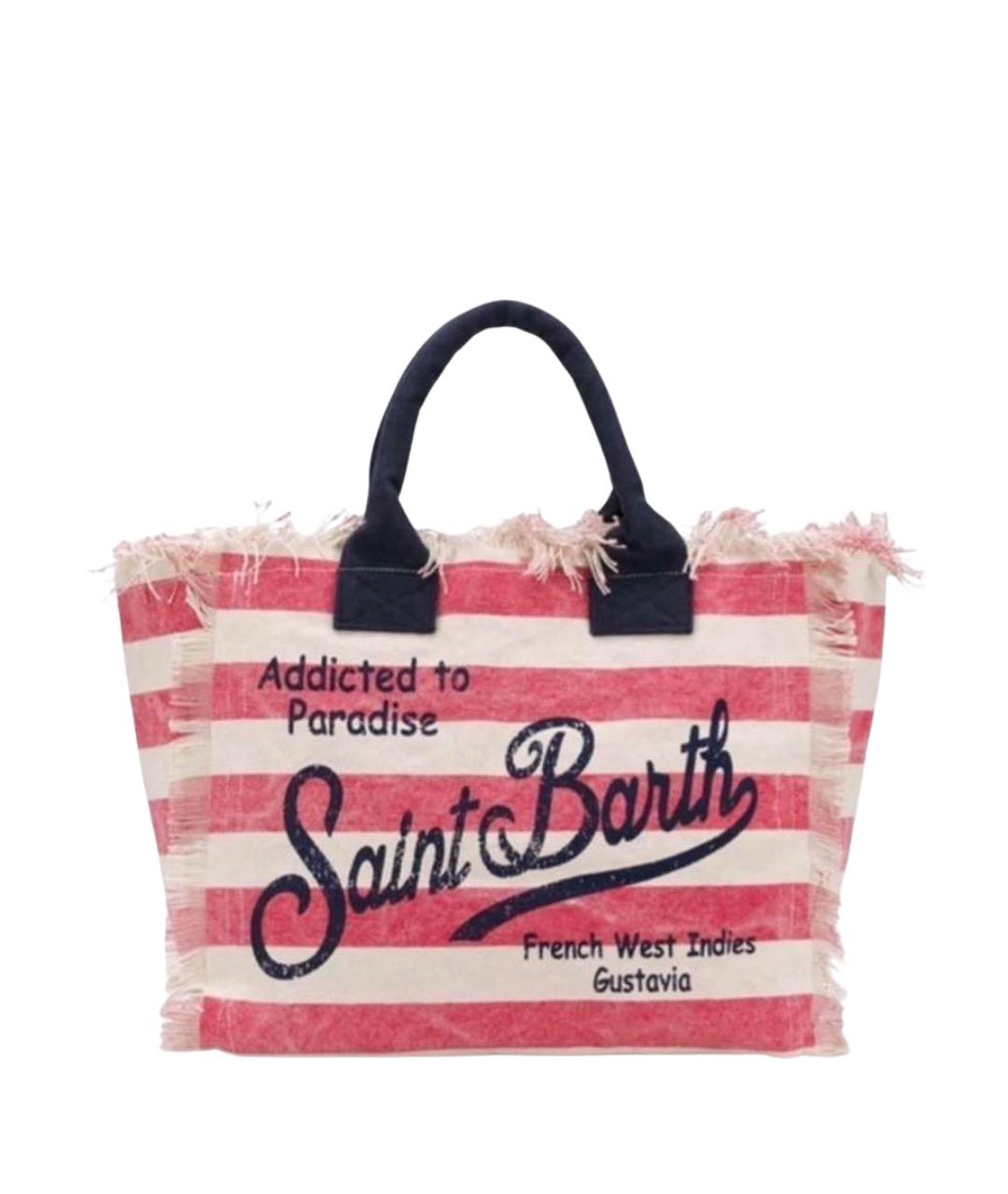 MC2 SAINT BARTH Мульти хлопковая пляжная сумка, фото 1