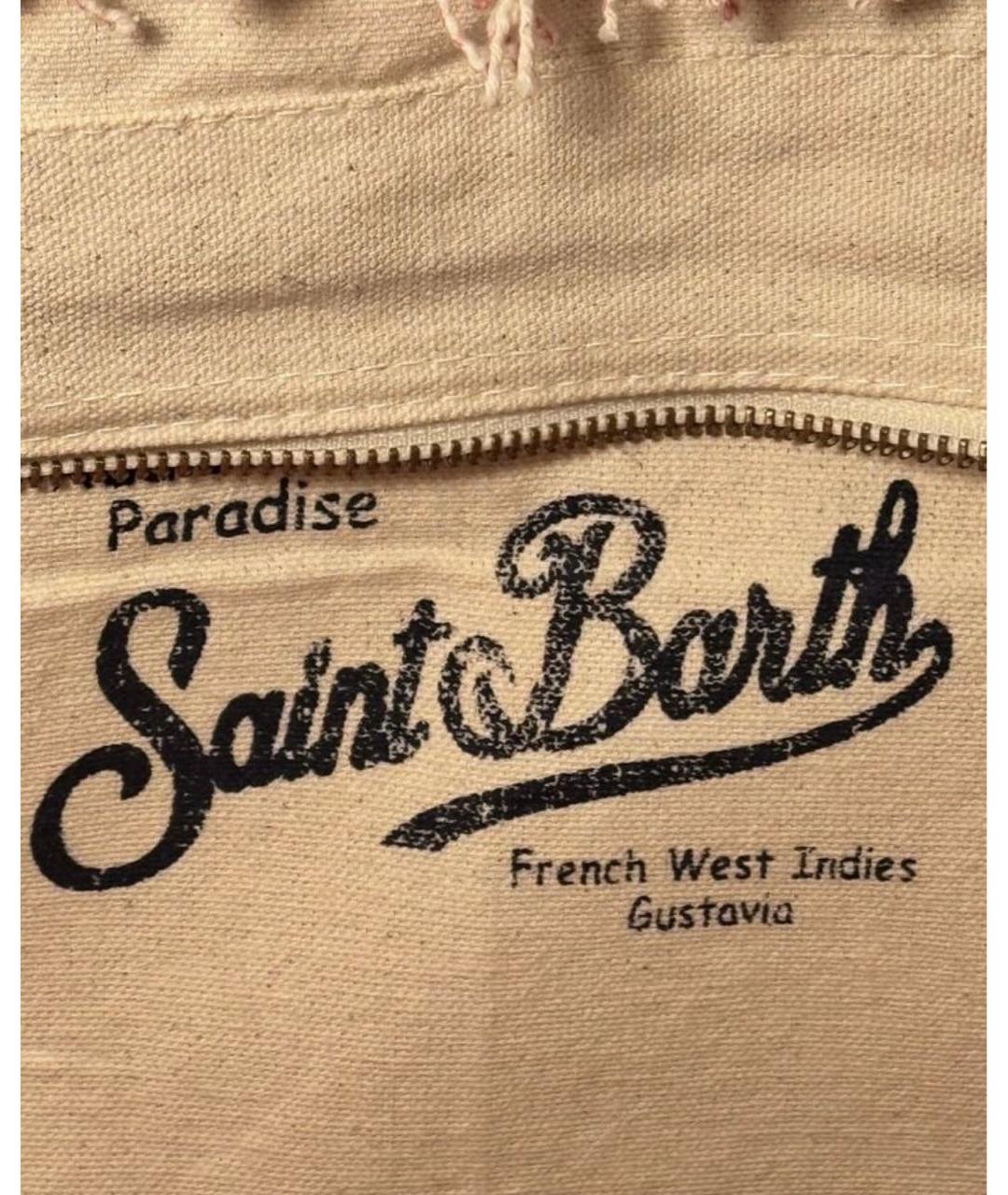 MC2 SAINT BARTH Мульти хлопковая пляжная сумка, фото 6