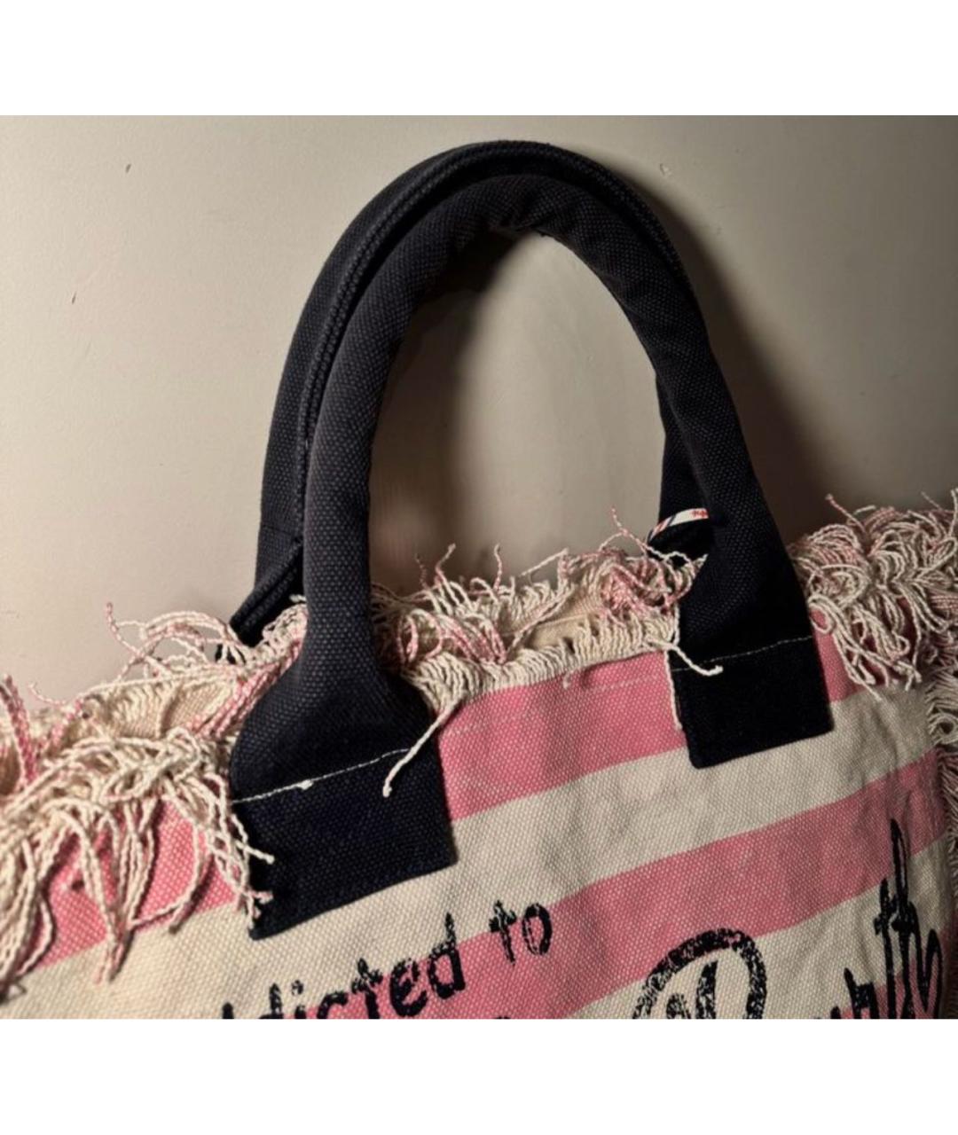 MC2 SAINT BARTH Мульти хлопковая пляжная сумка, фото 7