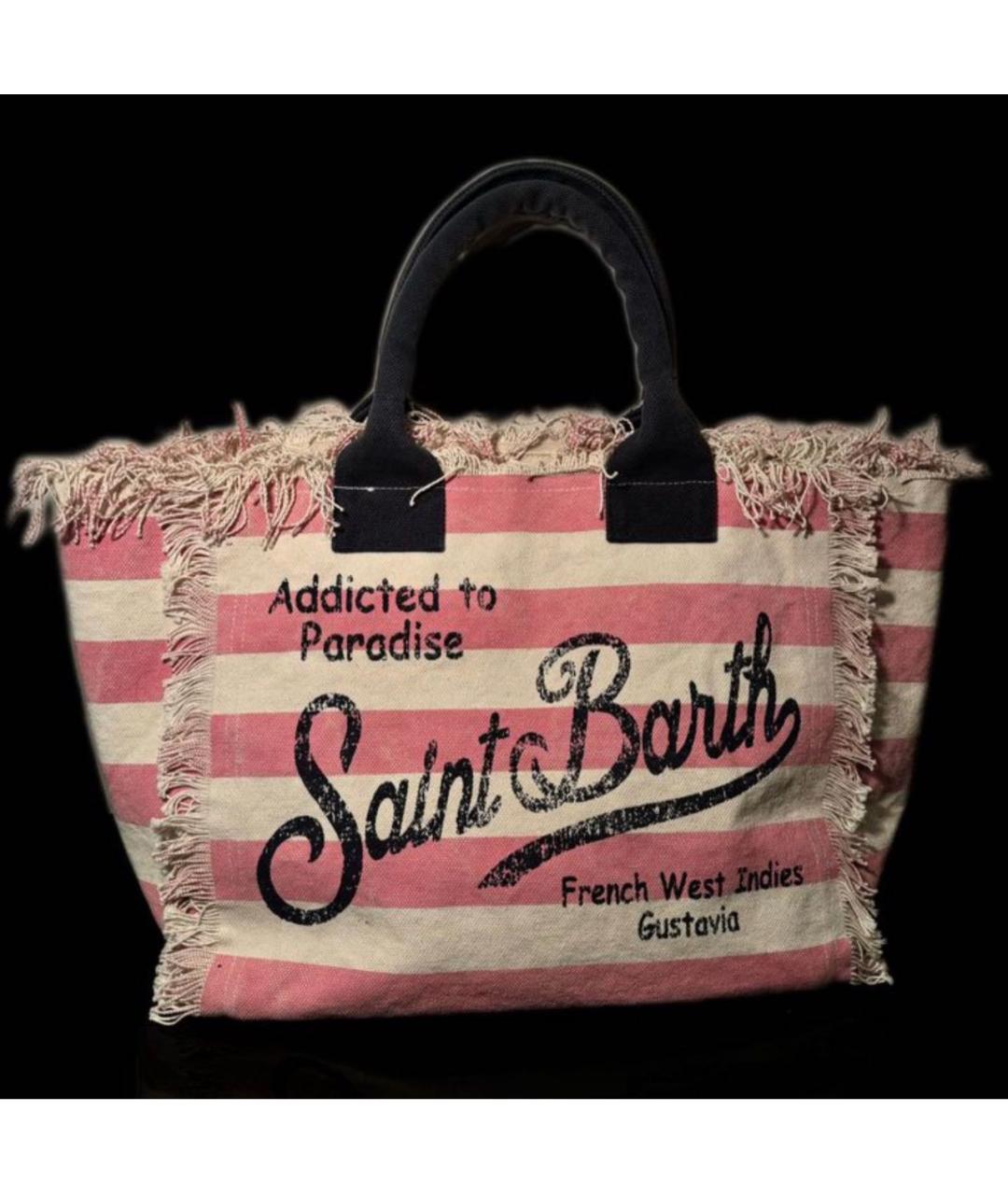 MC2 SAINT BARTH Мульти хлопковая пляжная сумка, фото 2
