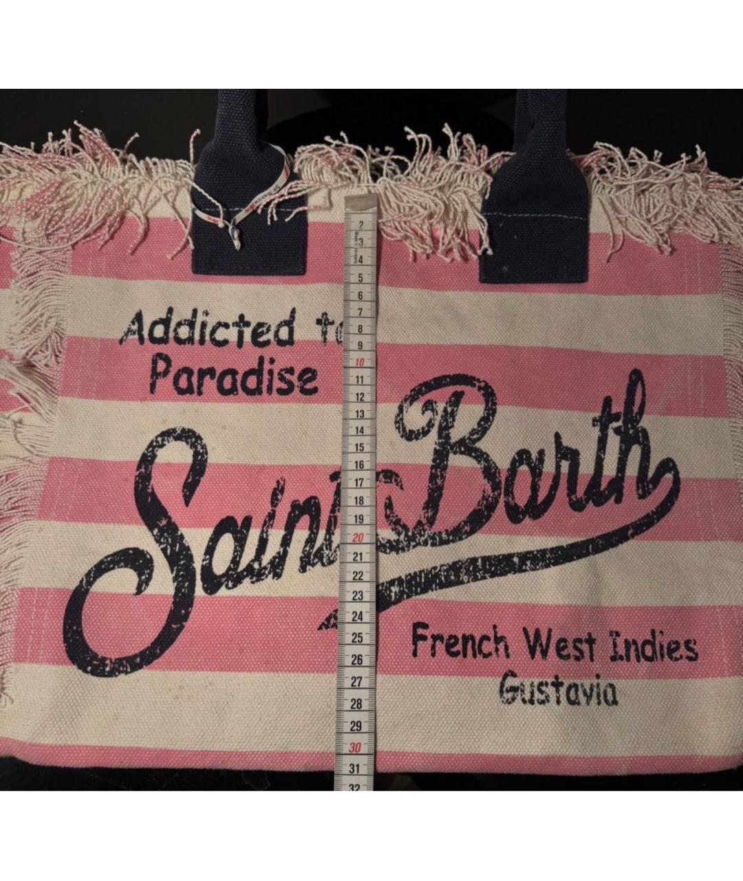MC2 SAINT BARTH Мульти хлопковая пляжная сумка, фото 4