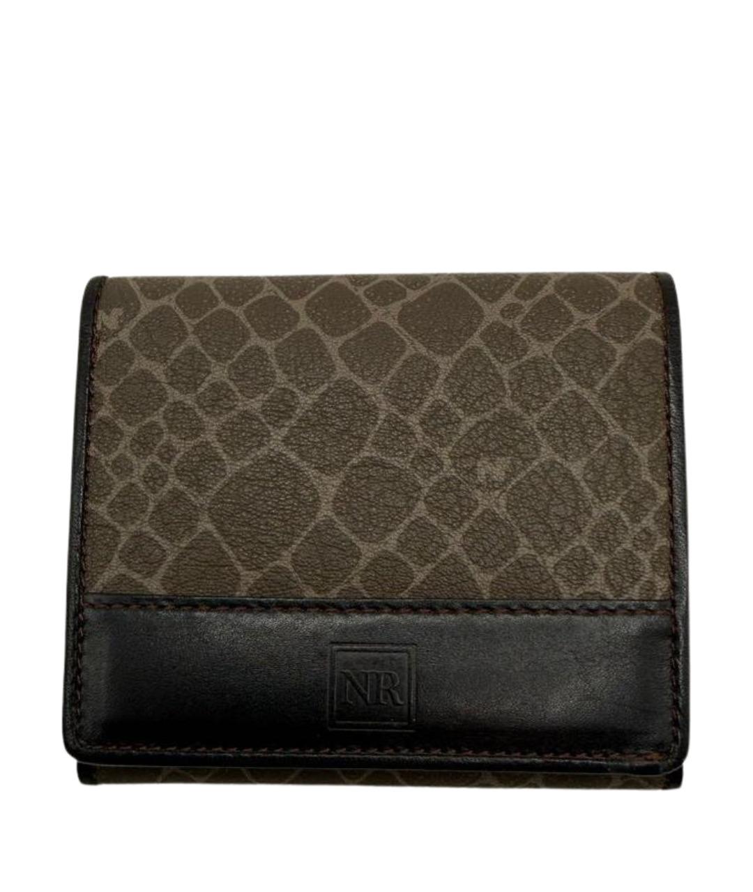 NINA RICCI Коричневый кожаный кошелек, фото 1