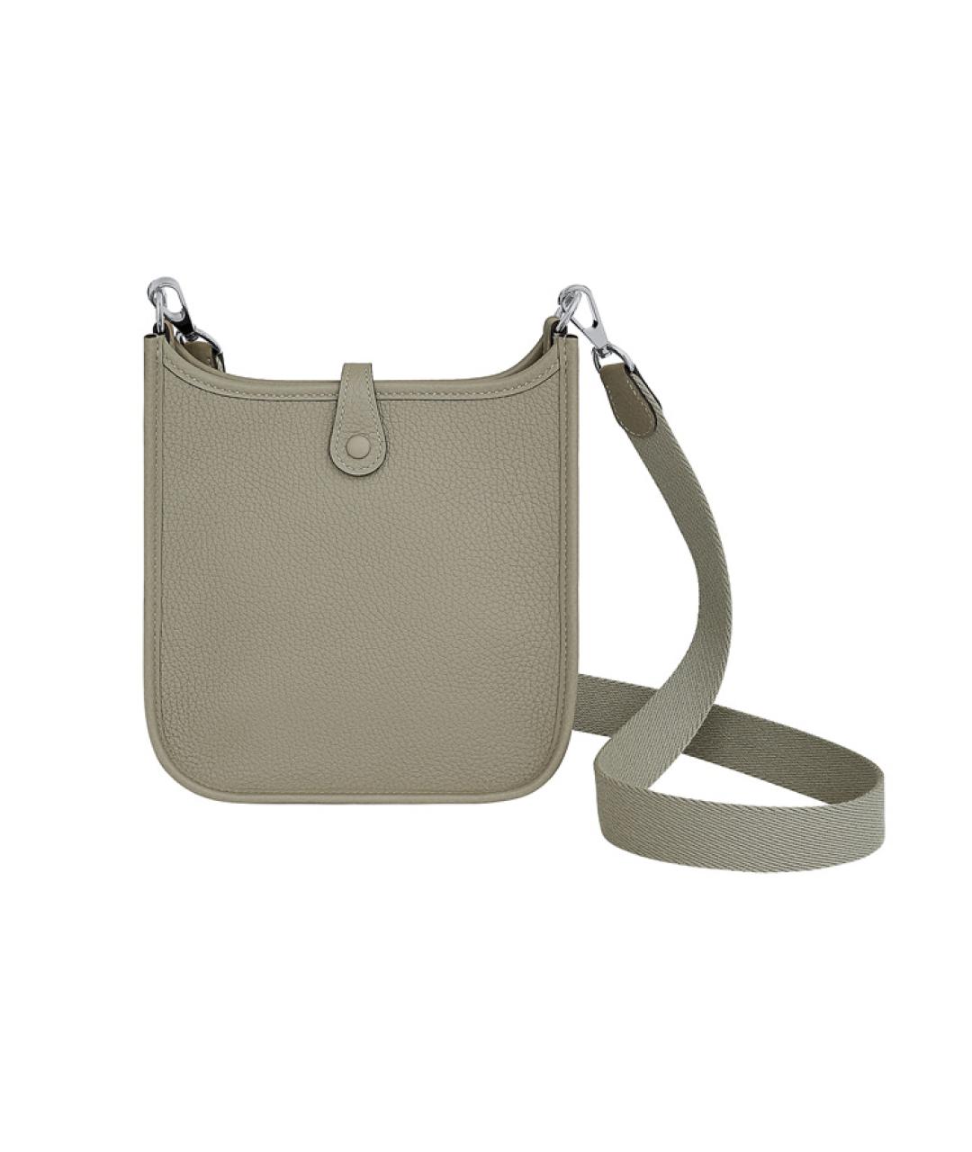 HERMES Зеленая кожаная сумка через плечо, фото 3