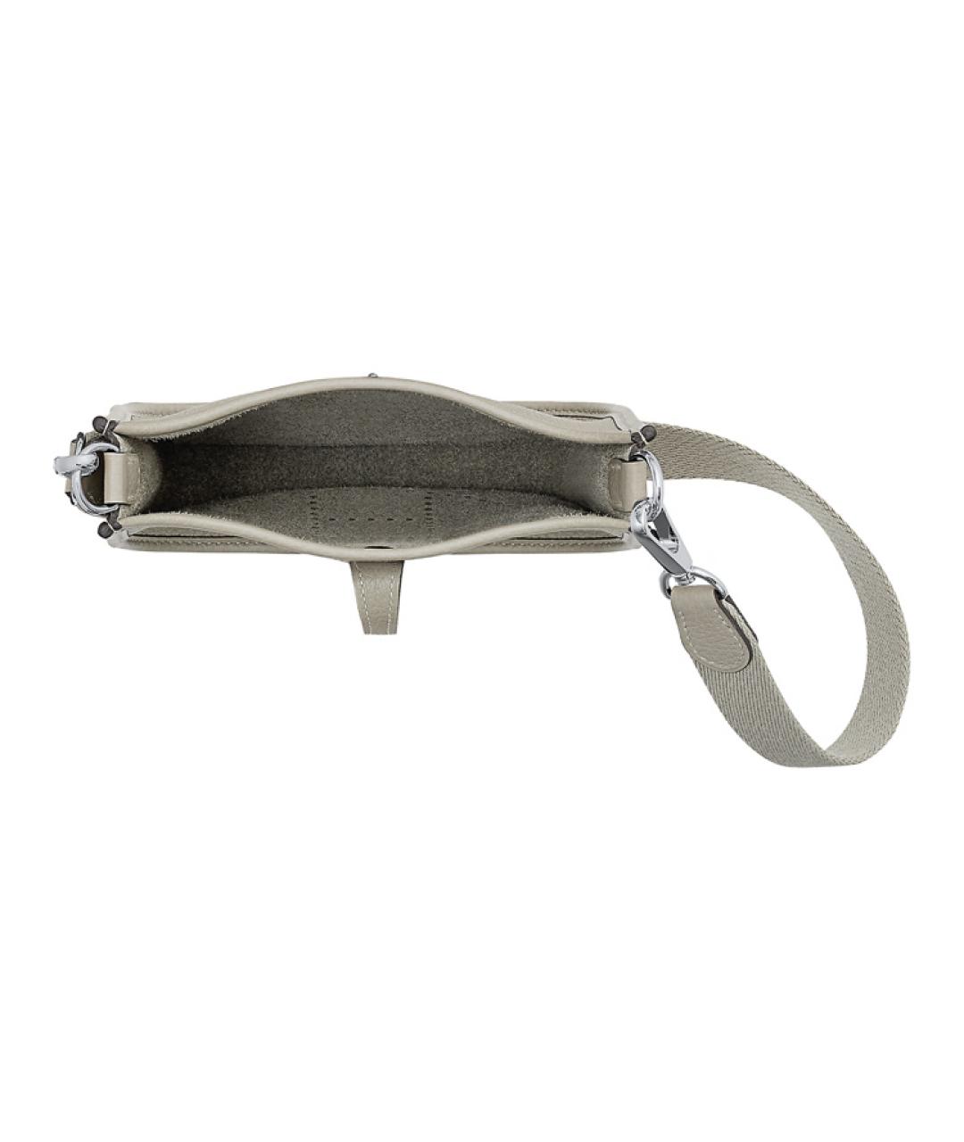 HERMES Зеленая кожаная сумка через плечо, фото 4