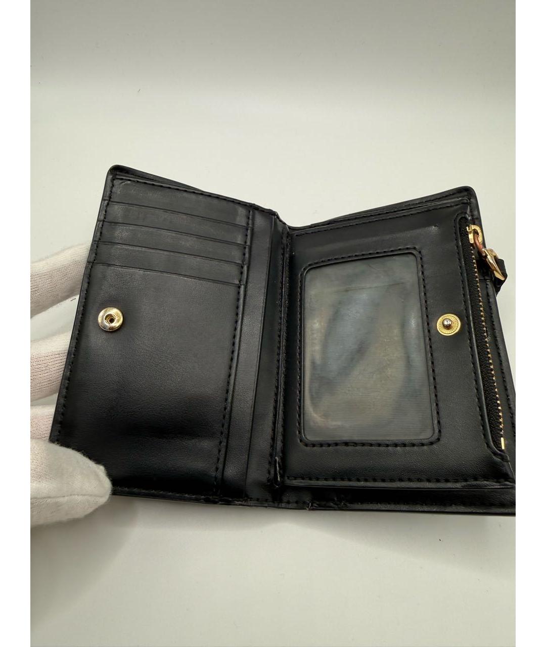 RALPH LAUREN Черный кожаный кошелек, фото 4