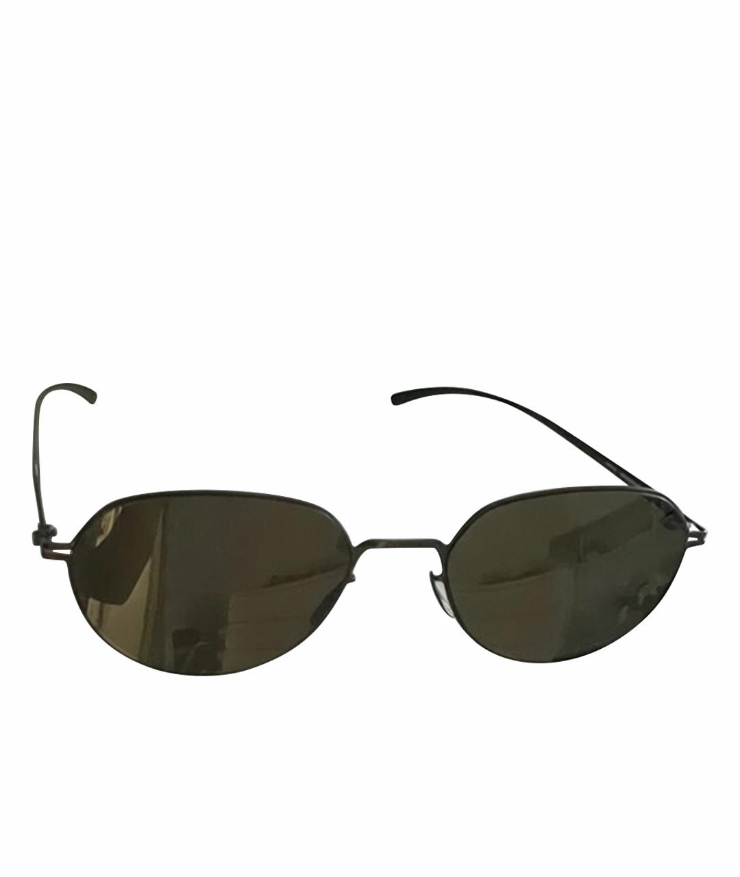 MYKITA Черные металлические солнцезащитные очки, фото 1