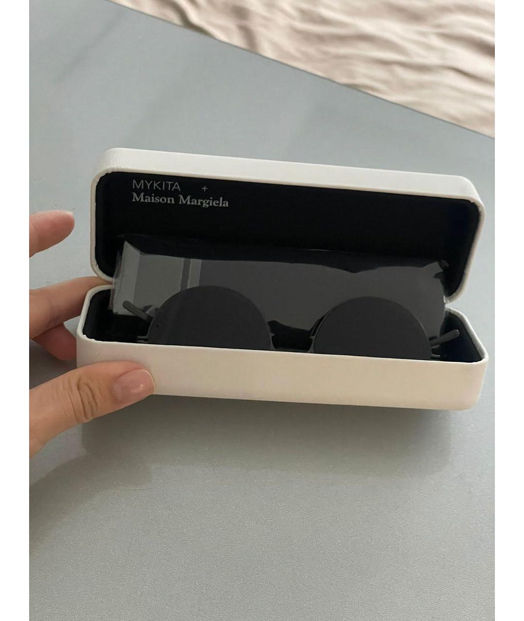 MYKITA Черные металлические солнцезащитные очки, фото 4