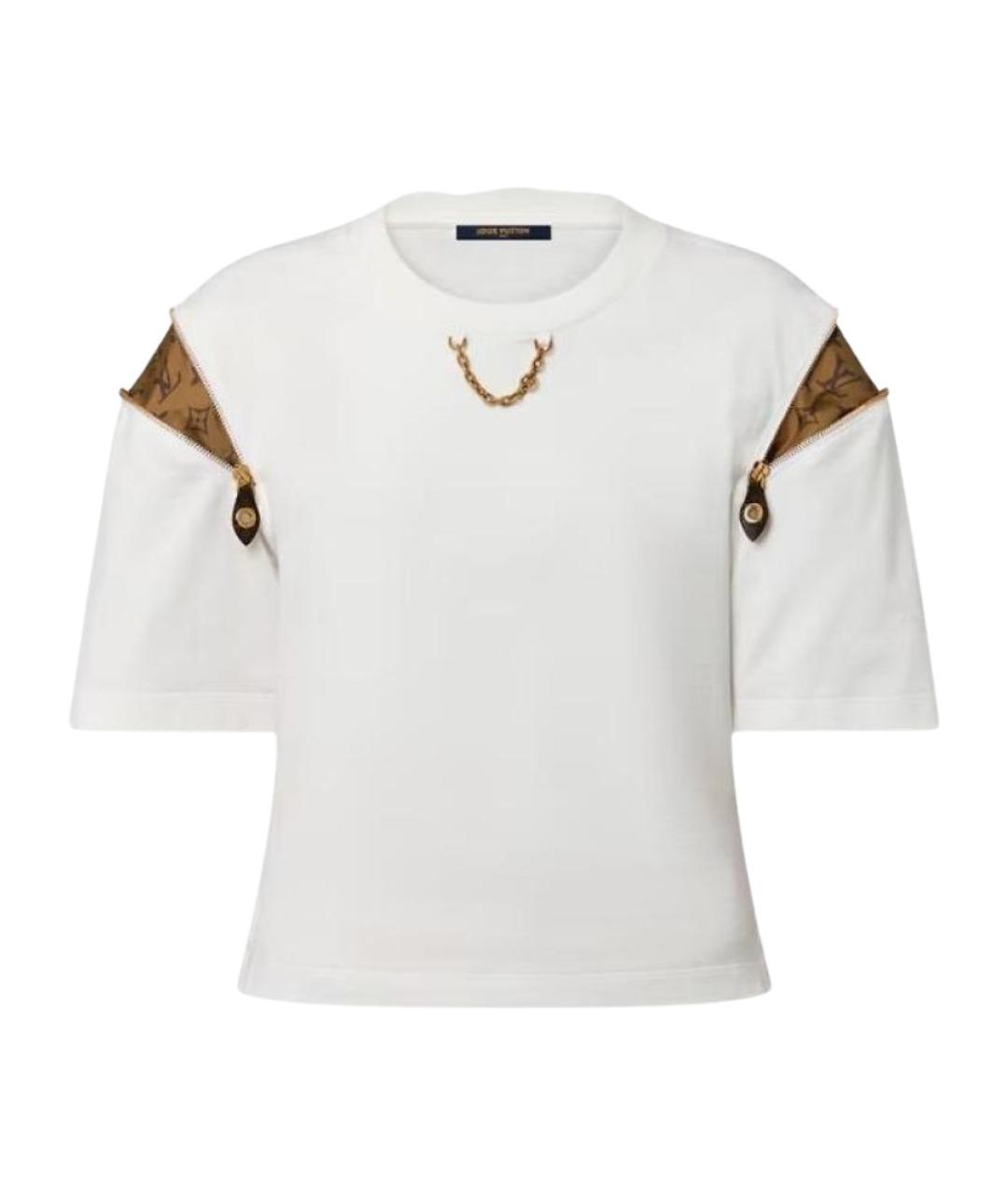 LOUIS VUITTON Белая футболка, фото 1