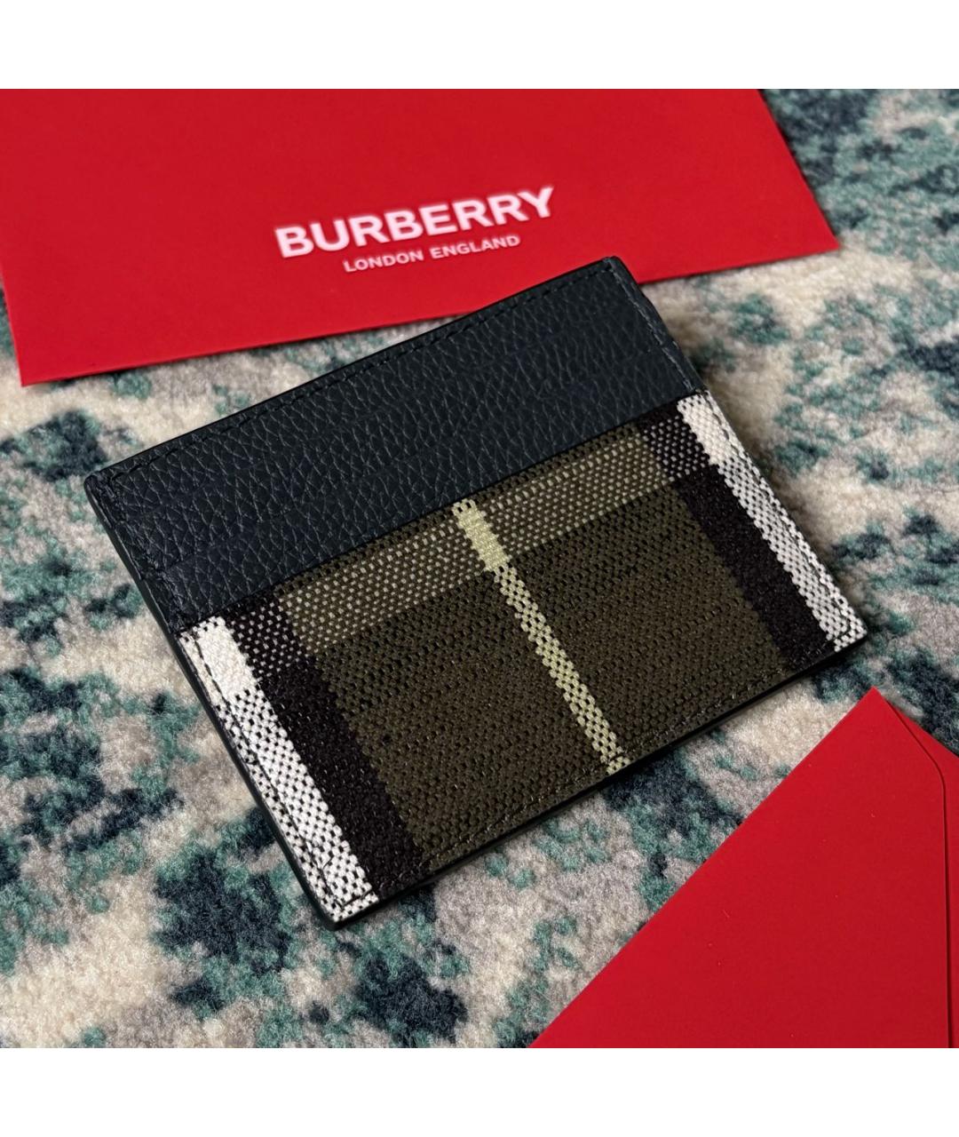 BURBERRY Мульти кожаный кардхолдер, фото 4