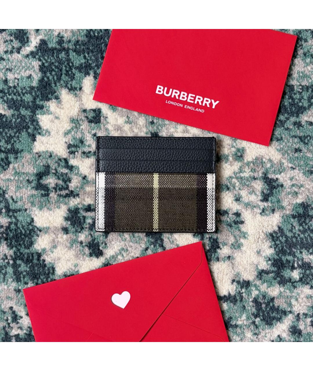 BURBERRY Мульти кожаный кардхолдер, фото 2