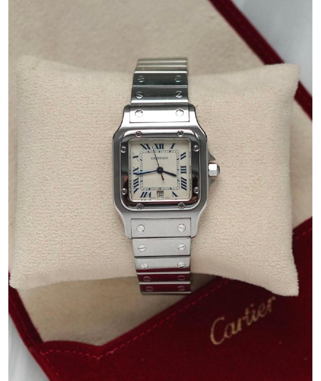 CARTIER Серебряные часы, фото 4