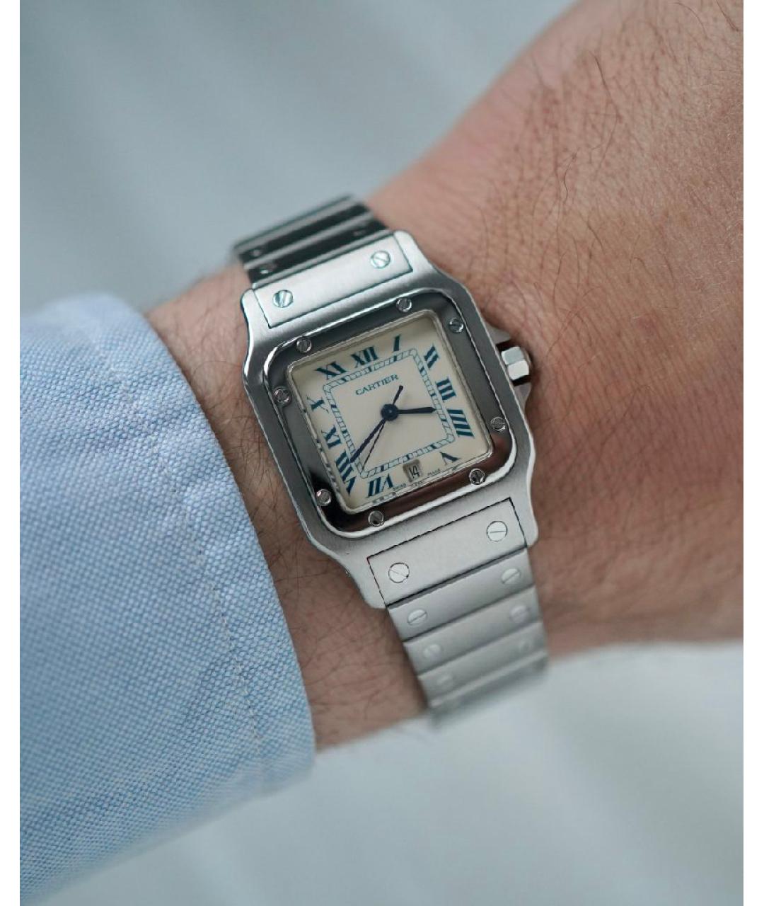 CARTIER Серебряные часы, фото 6