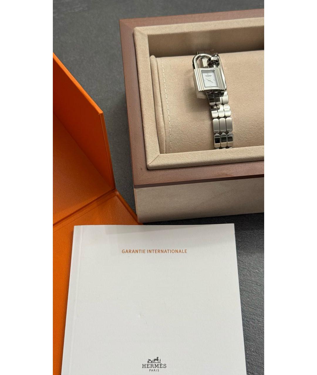 HERMES Серебряные часы, фото 6