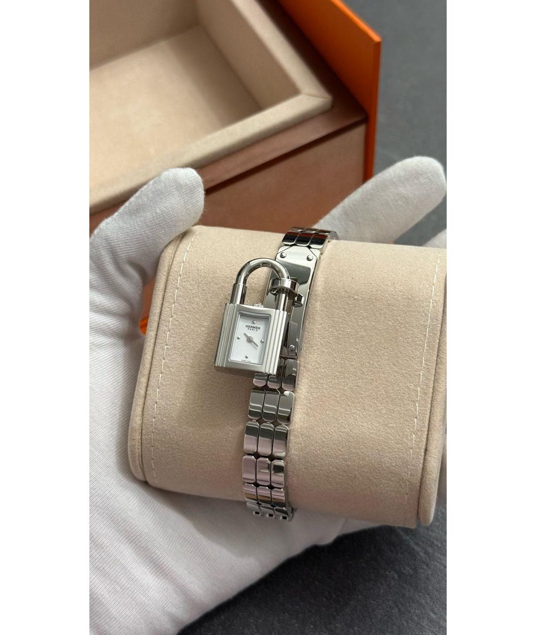 HERMES Серебряные часы, фото 7