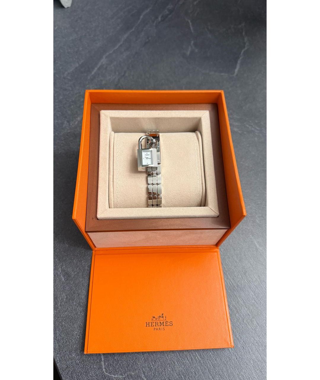 HERMES Серебряные часы, фото 5