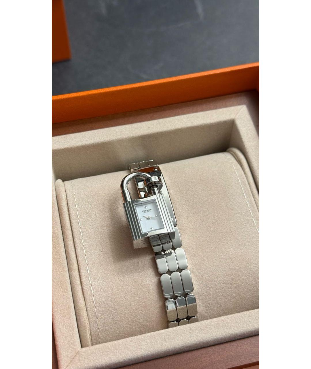 HERMES Серебряные часы, фото 4