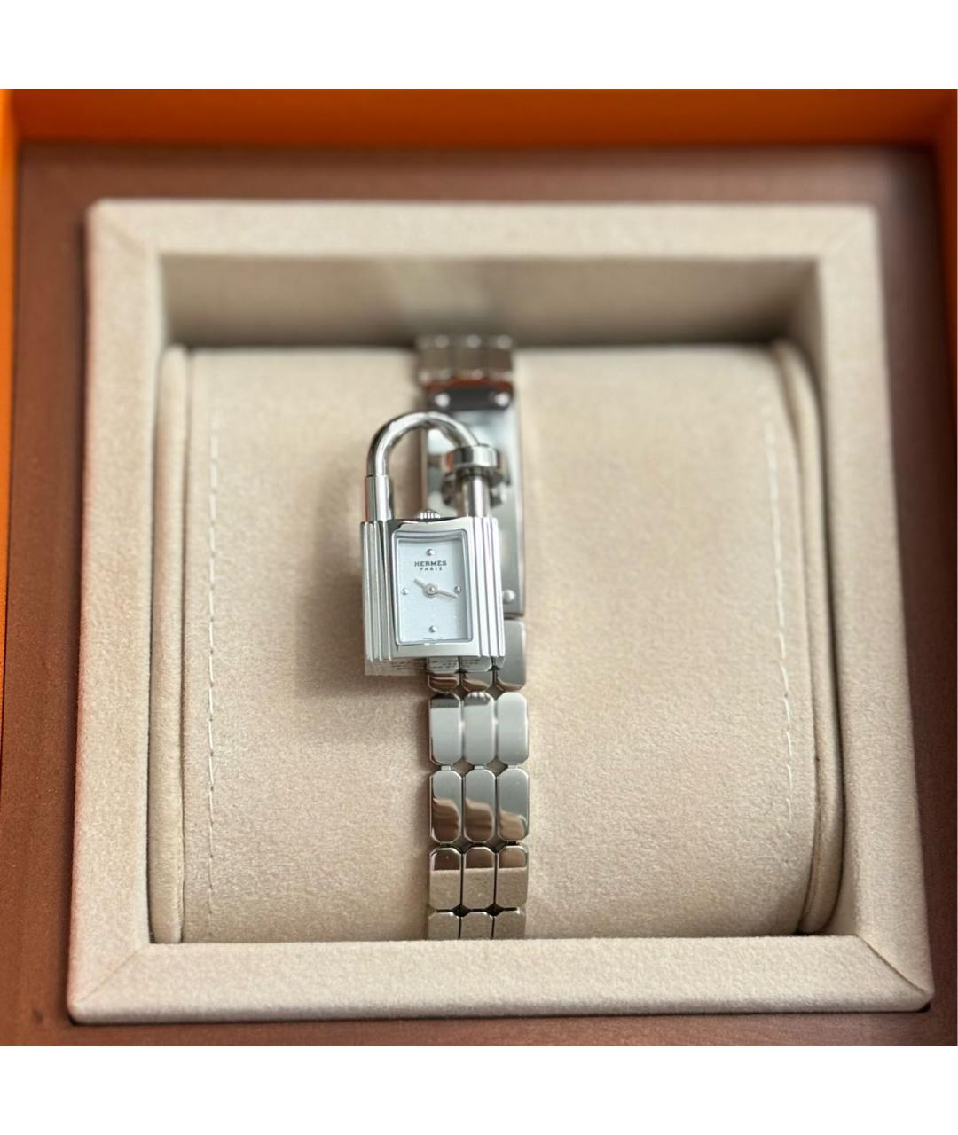 HERMES Серебряные часы, фото 9