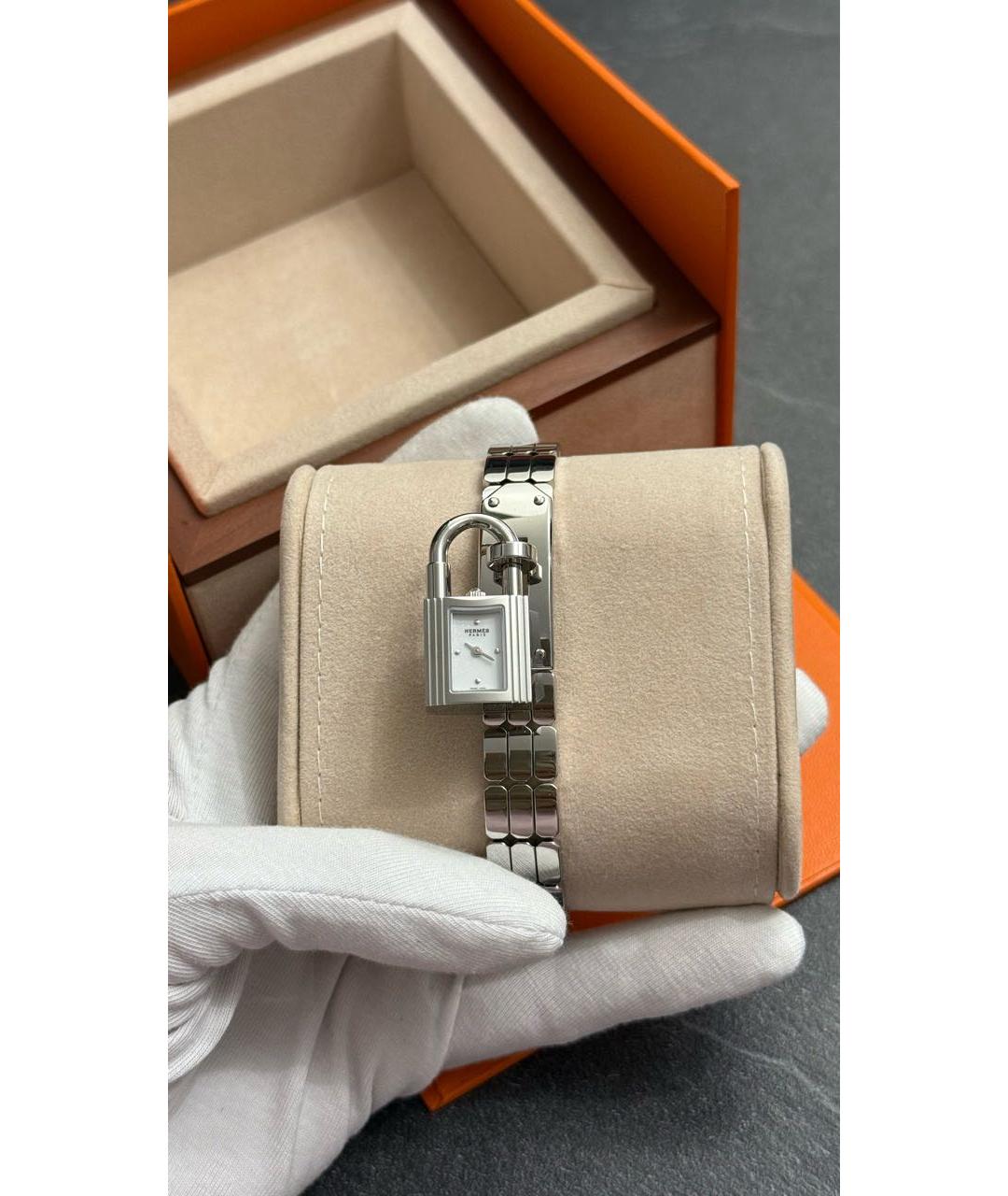 HERMES Серебряные часы, фото 2