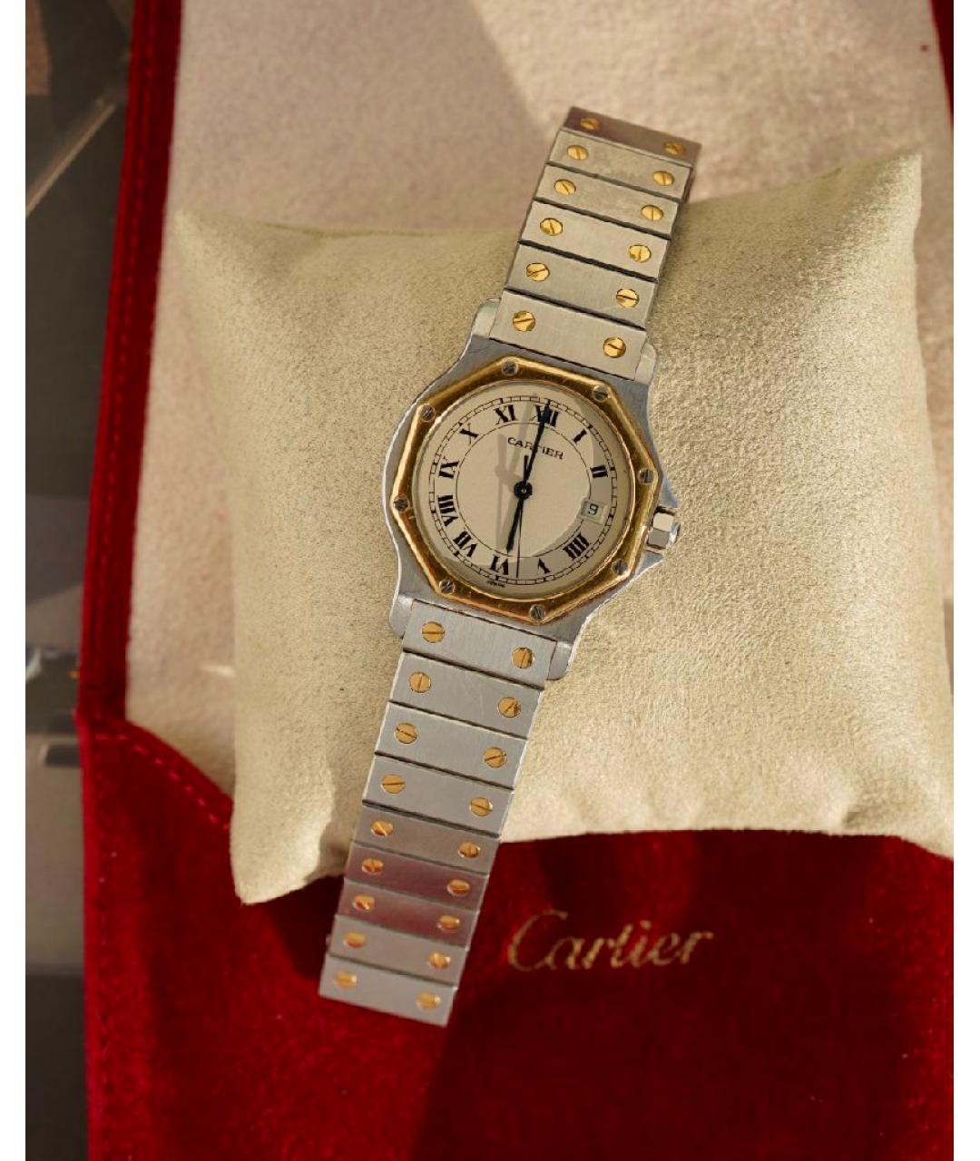 CARTIER Серебряные часы, фото 4