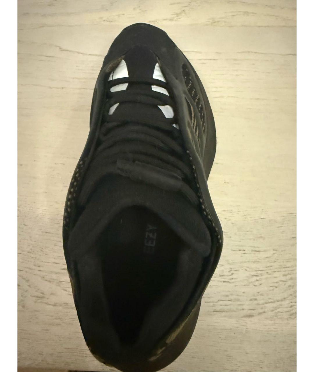 YEEZY Черные текстильные кроссовки, фото 6