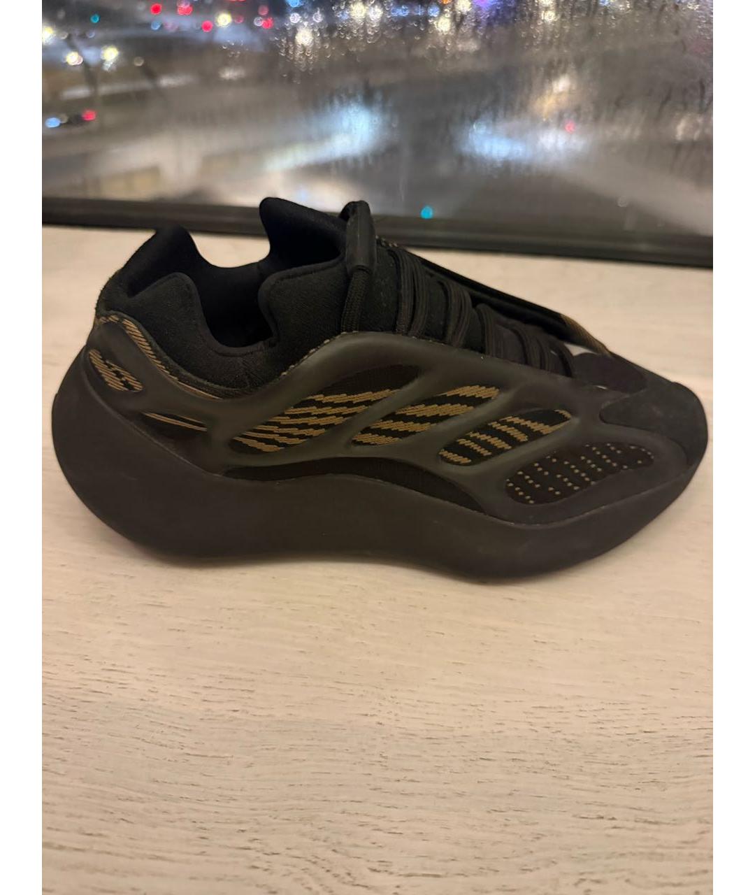 YEEZY Черные текстильные кроссовки, фото 8