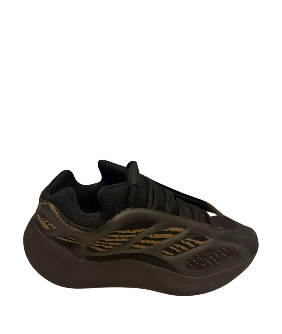 YEEZY Черные текстильные кроссовки, фото 1