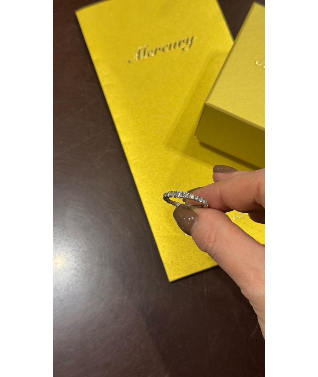MERCURY Серебряное кольцо из белого золота, фото 4