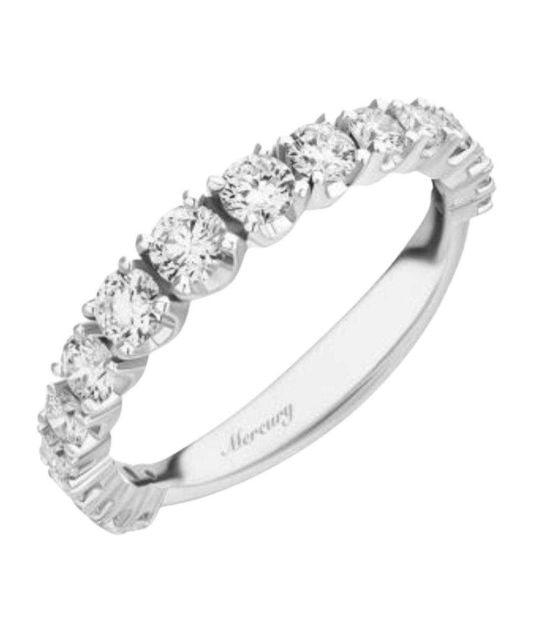 MERCURY Серебряное кольцо из белого золота, фото 1