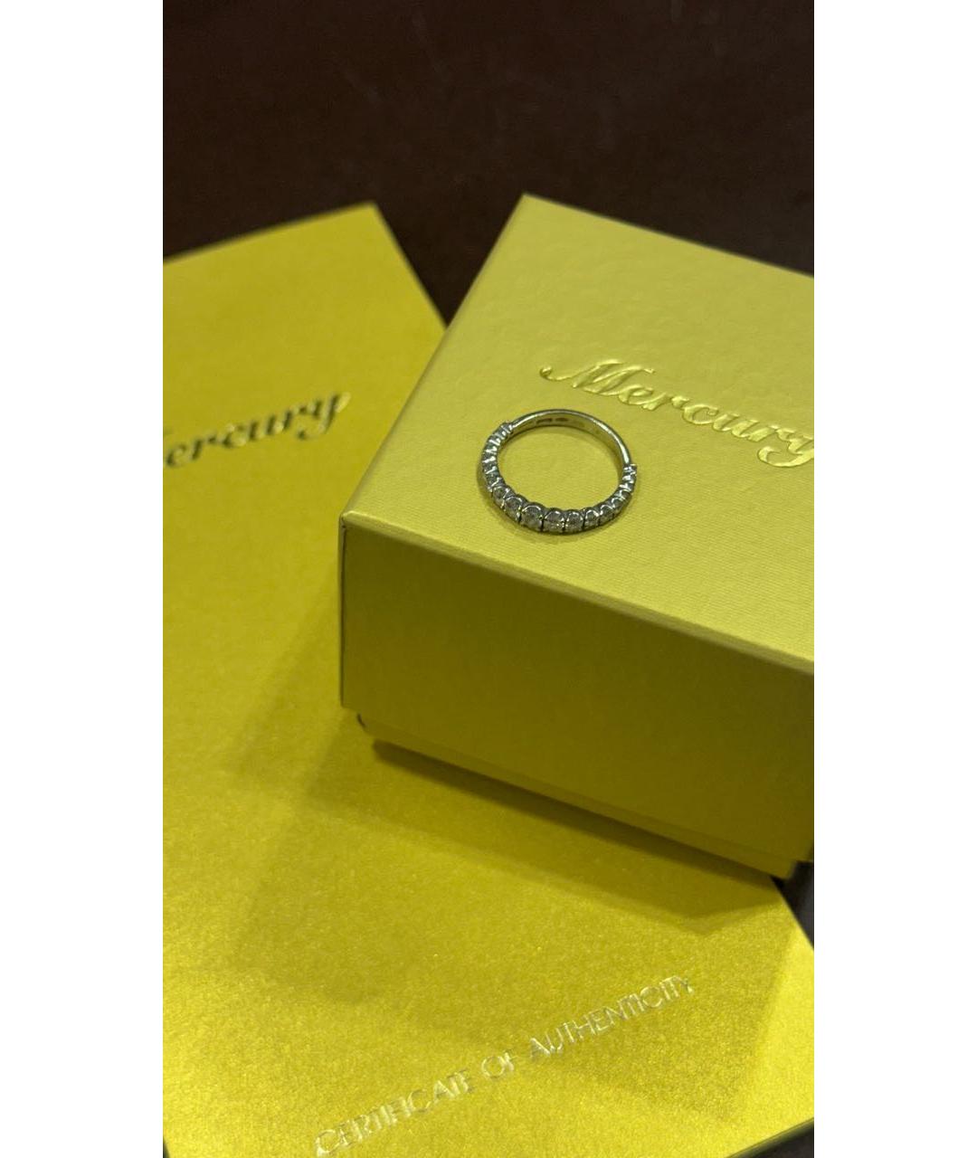 MERCURY Серебряное кольцо из белого золота, фото 5