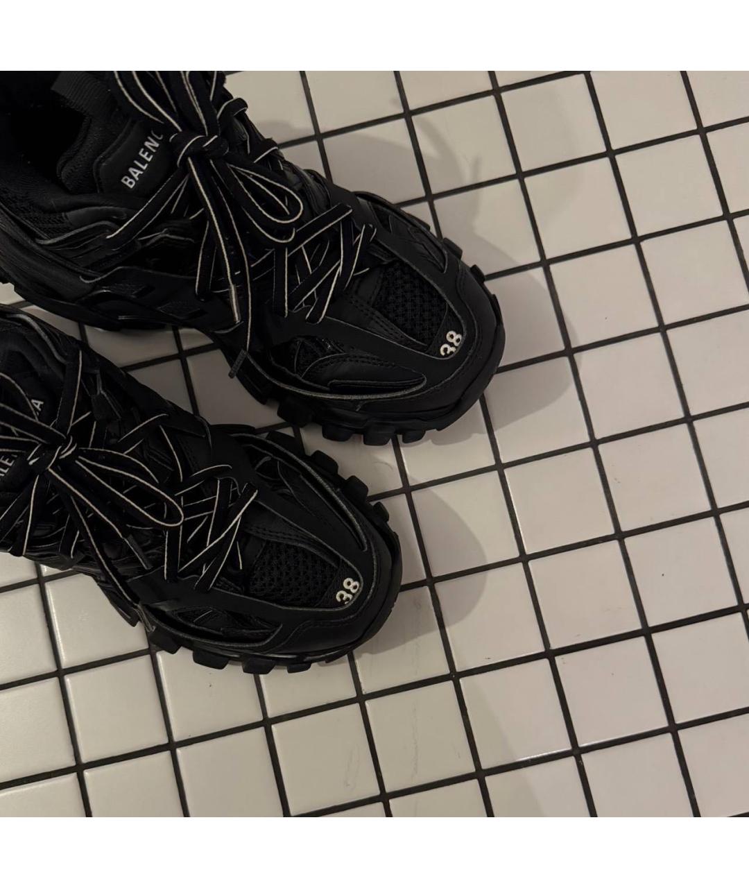 BALENCIAGA Черные высокие кроссовки / кеды, фото 4