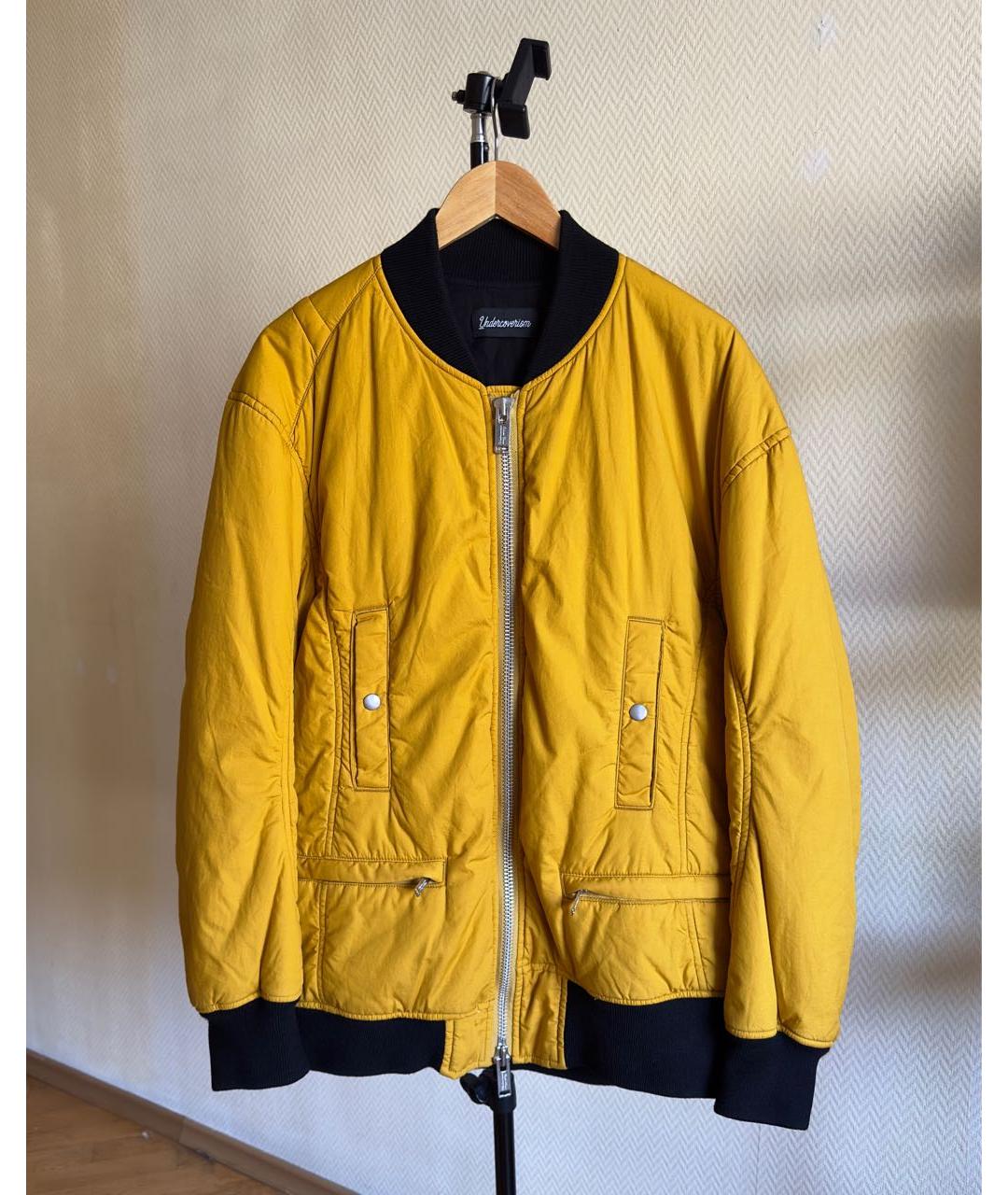 UNDERCOVER Горчичная хлопковая куртка, фото 9