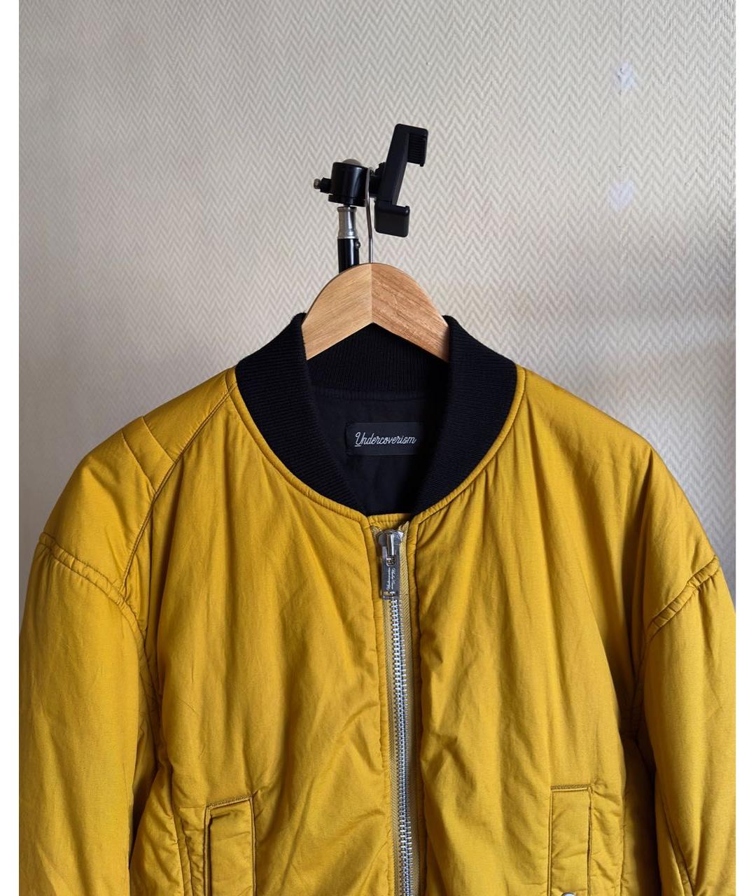 UNDERCOVER Горчичная хлопковая куртка, фото 3
