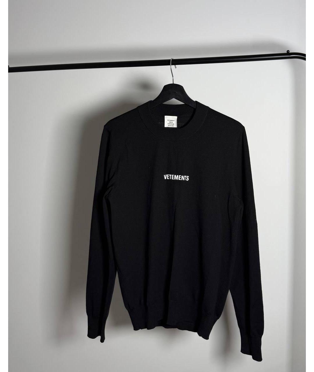 VETEMENTS Черный джемпер / свитер, фото 5
