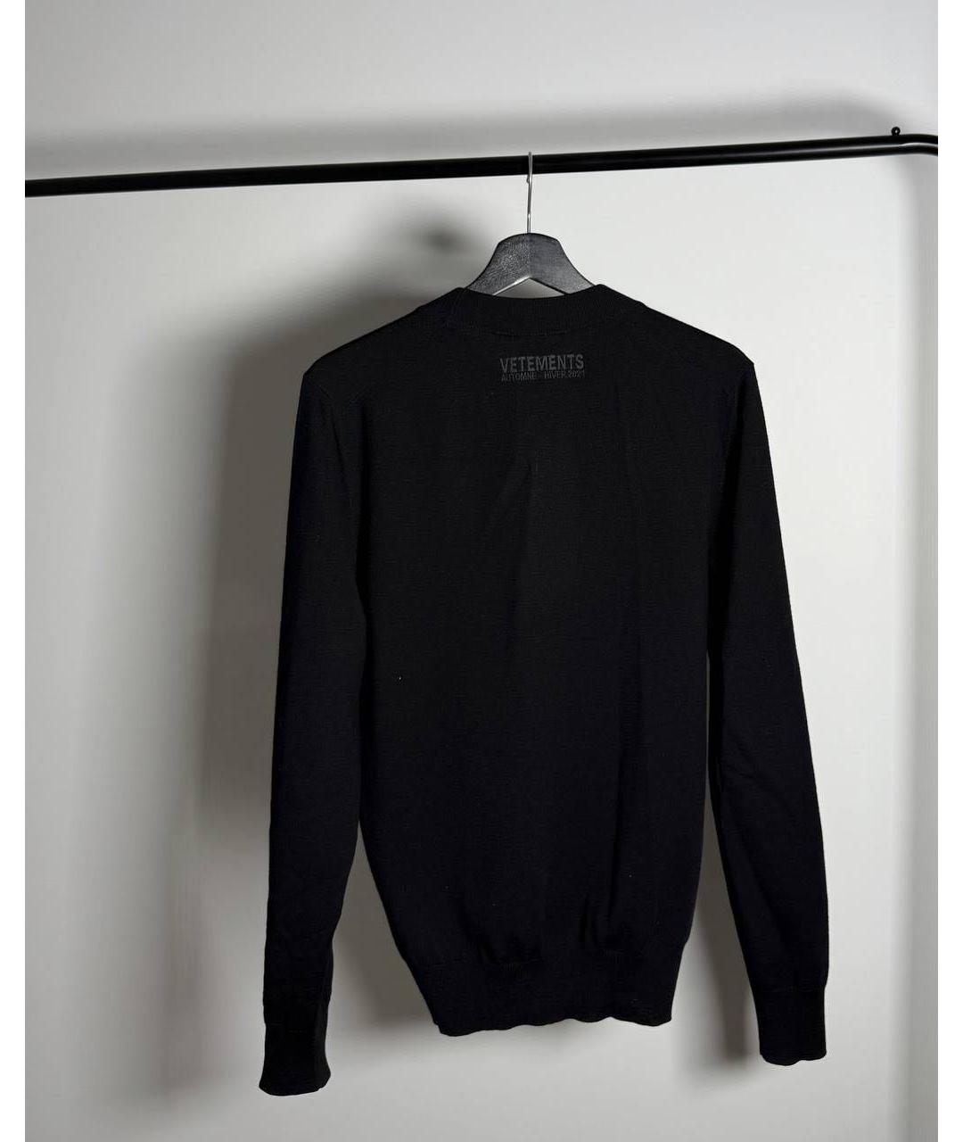 VETEMENTS Черный джемпер / свитер, фото 2