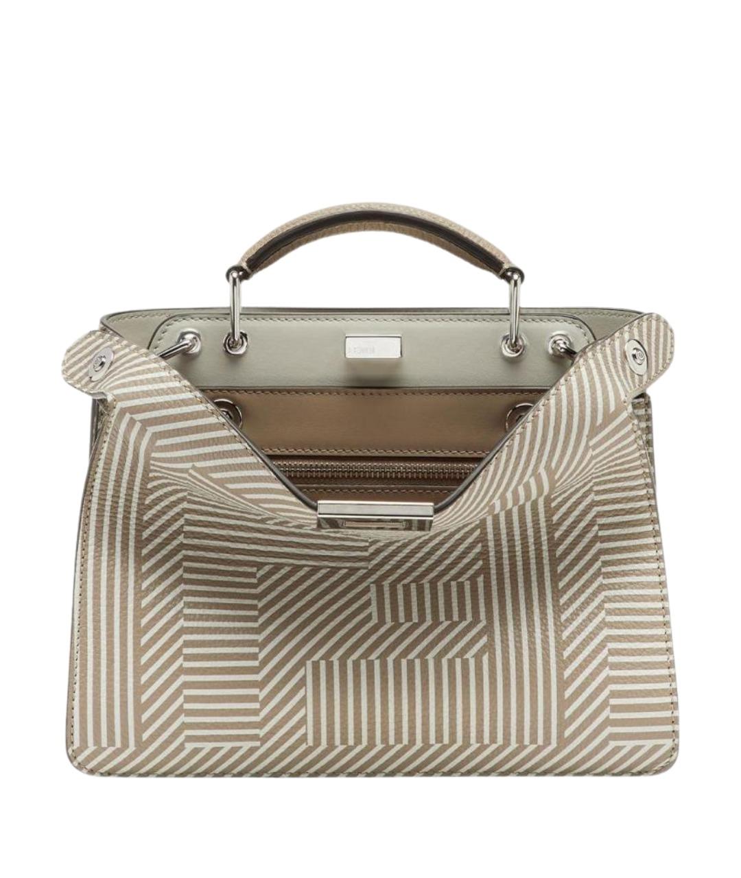 FENDI Бежевая сумка на плечо, фото 1