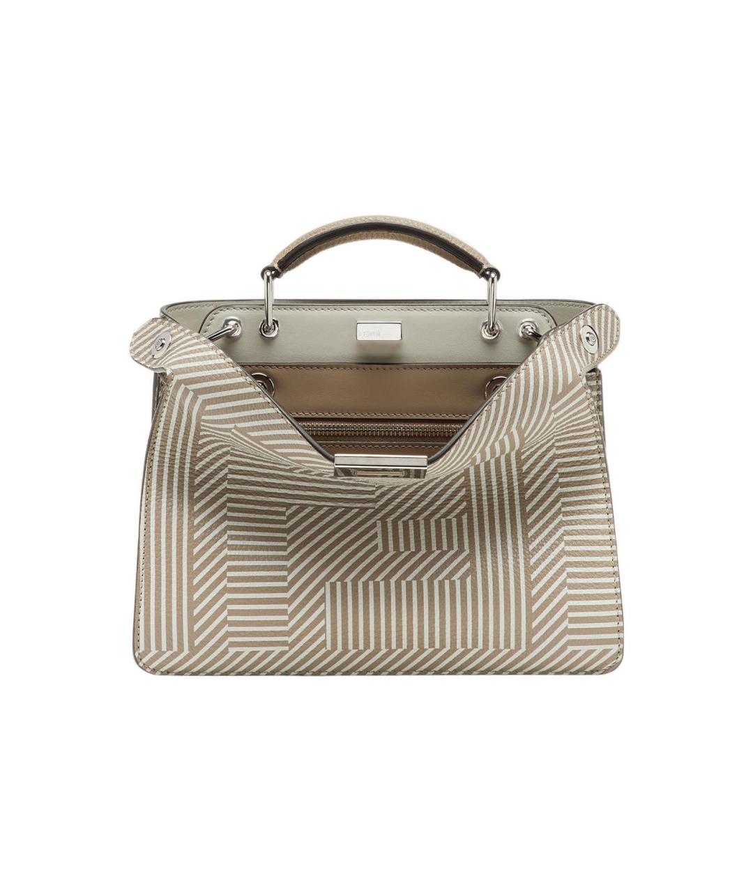 FENDI Бежевая сумка на плечо, фото 6