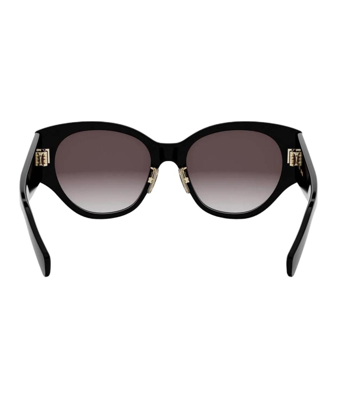 CELINE Черные пластиковые солнцезащитные очки, фото 2