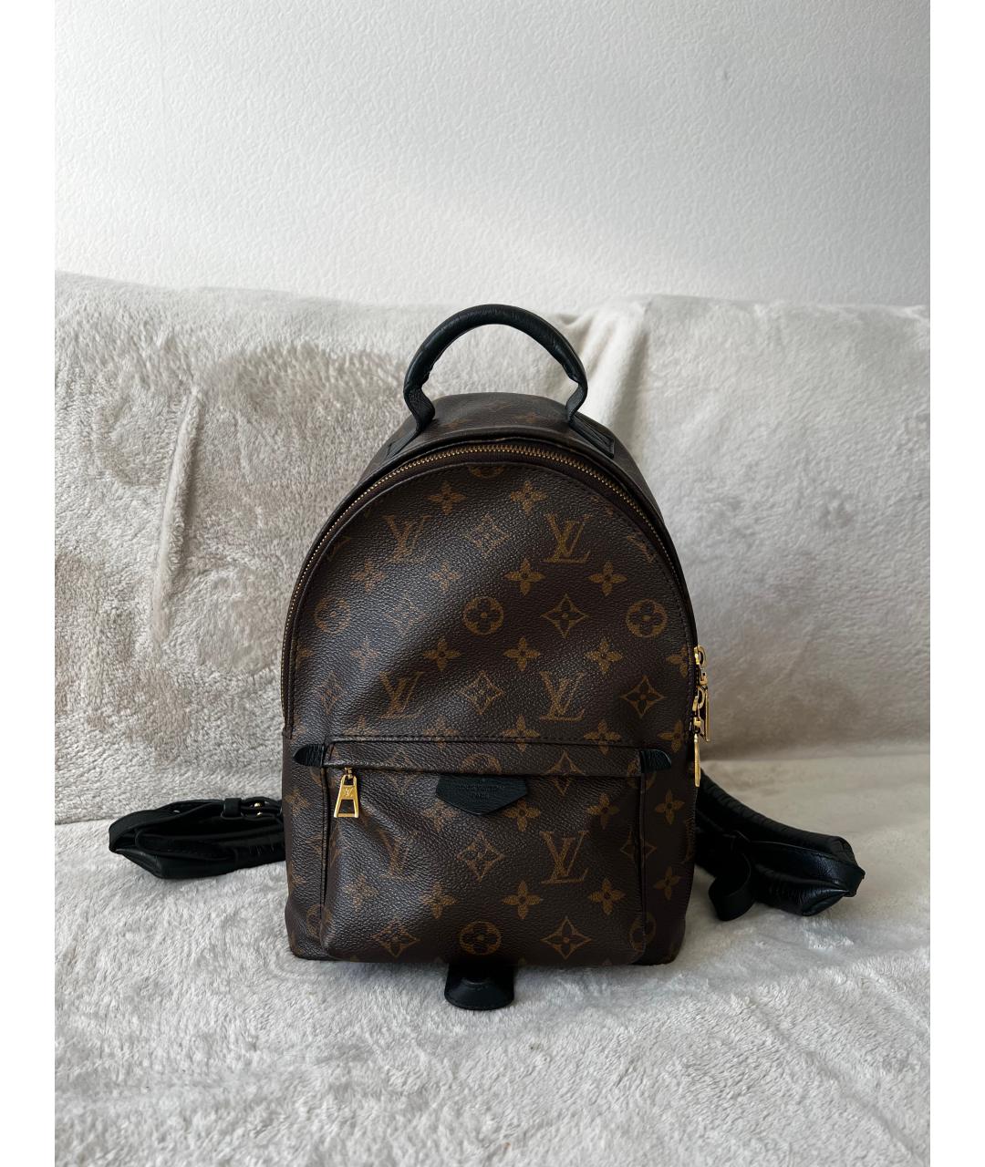 LOUIS VUITTON Коричневый рюкзак, фото 8