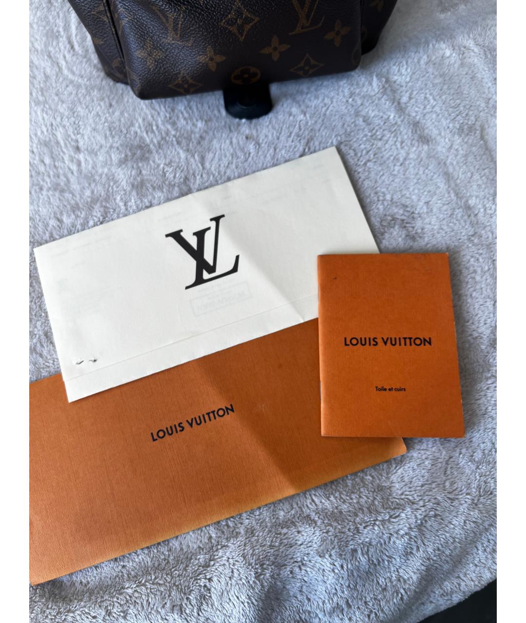 LOUIS VUITTON Коричневый рюкзак, фото 7